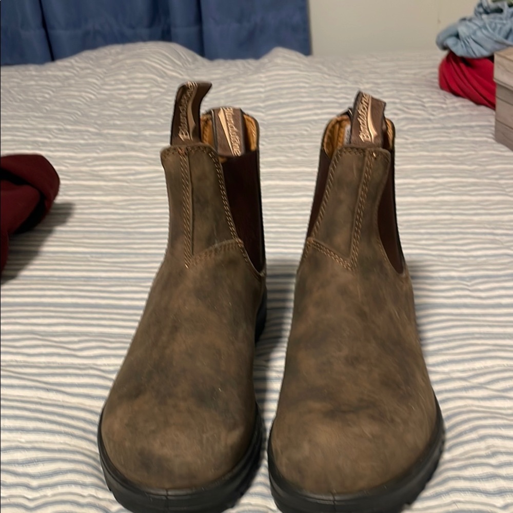 Brown Leather Chelsea Boots